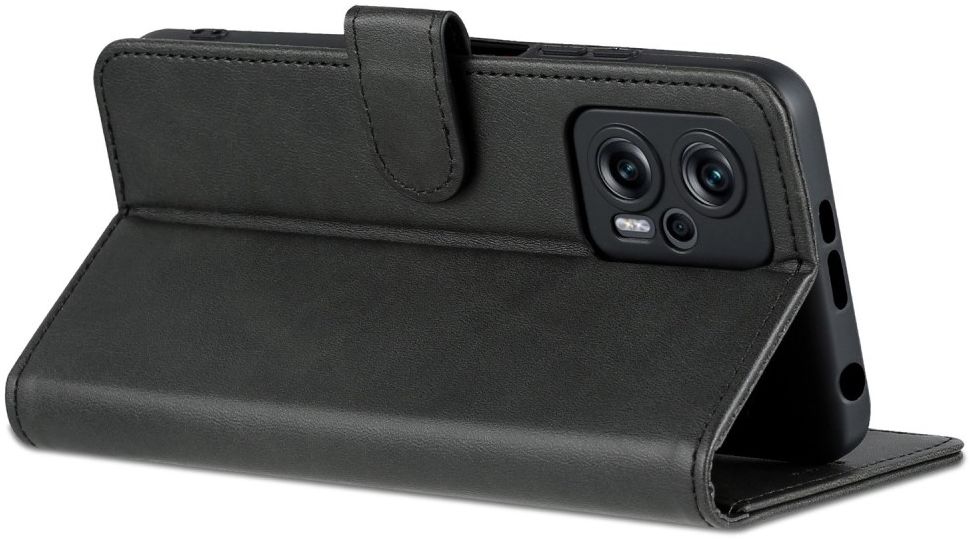 AZNS Xiaomi Poco X4 GT Hoesje Wallet Book Case Kunstleer Zwart afbeelding 8