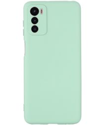 Motorola Moto G42 Hoesje Siliconen Back Cover Groen