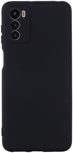 Motorola Moto G42 Hoesje Siliconen Back Cover Zwart afbeelding 1