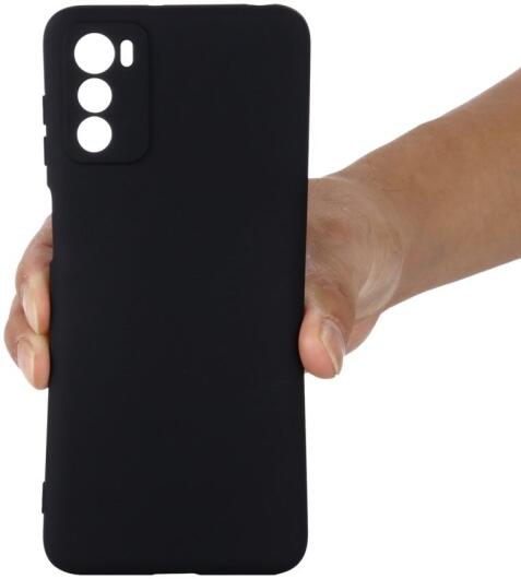 Motorola Moto G42 Hoesje Siliconen Back Cover Zwart afbeelding 5