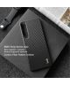 Imak Ruiyi Sony Xperia 1 IV Hoesje Carbon Fiber Back Cover Zwart