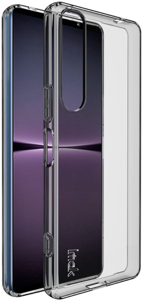 Imak UX-5 Sony Xperia 1 IV Hoesje Flexibel TPU Transparant Zwart afbeelding 1