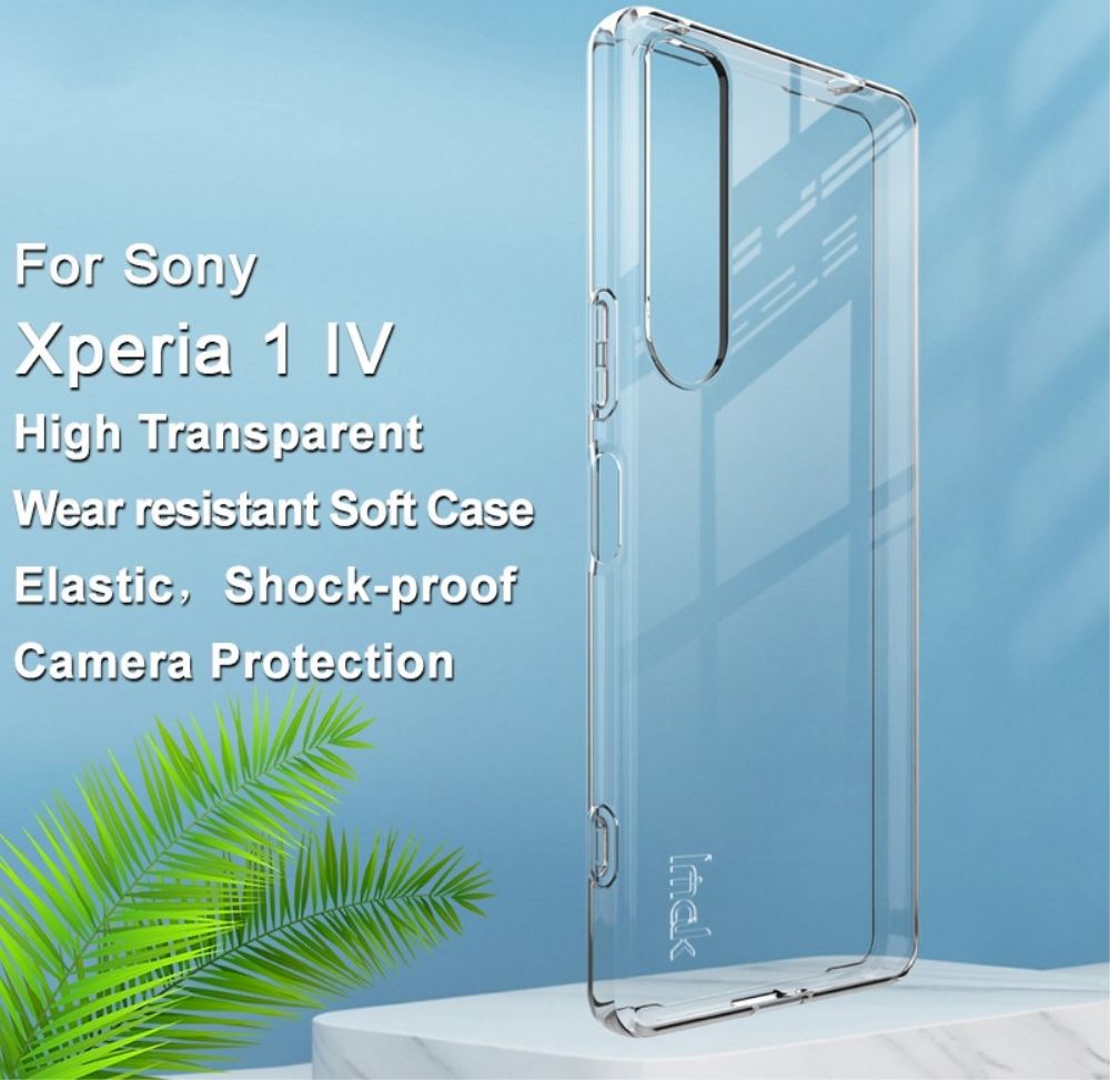 Imak UX-5 Sony Xperia 1 IV Hoesje Flexibel TPU Transparant afbeelding 2