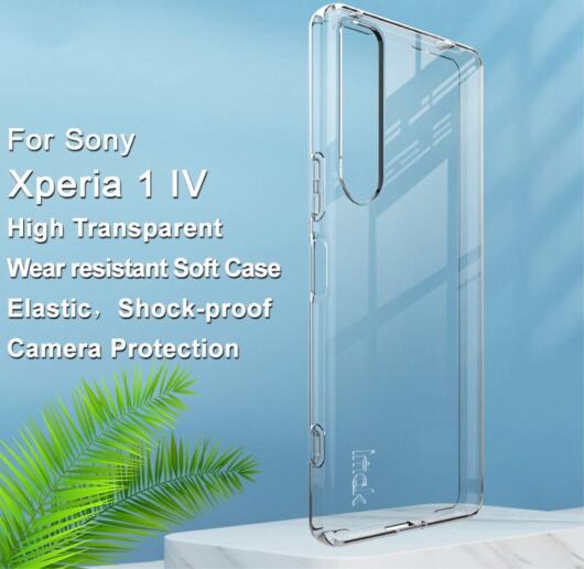 Imak UX-5 Sony Xperia 1 IV Hoesje Flexibel TPU Transparant afbeelding 2
