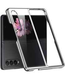 Samsung Galaxy Z Fold 4 Hoesje Back Cover Transparant/Zilver