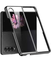 Samsung Galaxy Z Fold 4 Hoesje Back Cover Transparant/Zwart