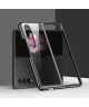 Samsung Galaxy Z Fold 4 Hoesje Back Cover Transparant/Zwart
