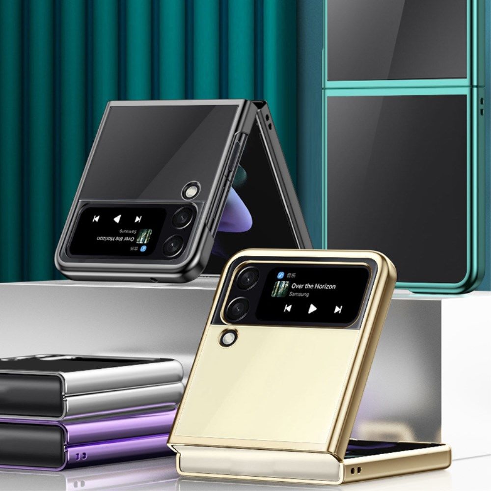 Samsung Galaxy Z Flip 4 Hoesje Back Cover Transparant/Zwart afbeelding 8
