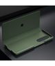 Samsung Galaxy Z Fold 4 Hoesje Kevlar Book Case Kunstleer Zwart