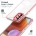 Samsung Galaxy A53 Hoesje Schokbestendig Back Cover Transparant/Roze afbeelding 3