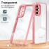 Samsung Galaxy A53 Hoesje Schokbestendig Back Cover Transparant/Roze afbeelding 5