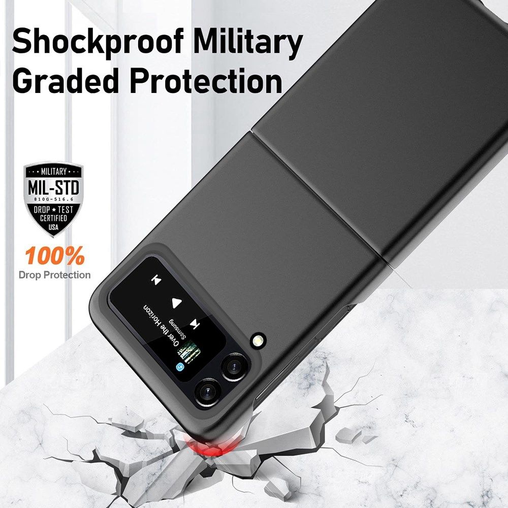 Samsung Galaxy Z Flip 4 Hoesje Hard Back Cover Groen afbeelding 2
