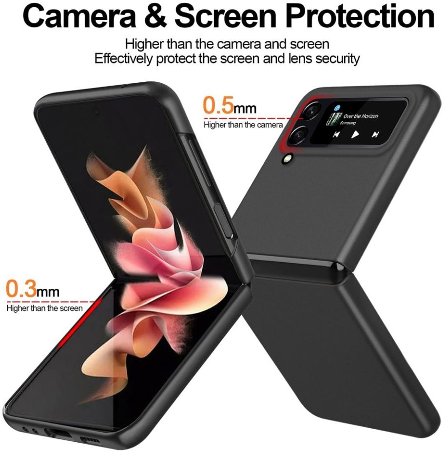 Samsung Galaxy Z Flip 4 Hoesje Hard Back Cover Groen afbeelding 3