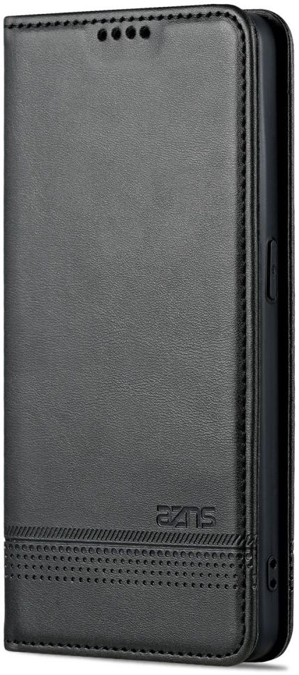 AZNS Oppo Reno 8 Lite Hoesje Portemonnee Book Case Kunstleer Zwart afbeelding 10