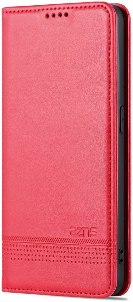 AZNS Oppo Reno 8 Lite Hoesje Portemonnee Book Case Kunstleer Rood afbeelding 10