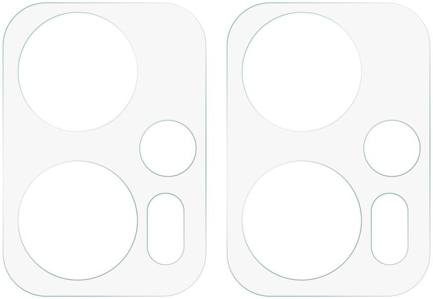 Xiaomi Poco X4 GT Camera Lens Protector 3D Tempered Glass (2-Pack) afbeelding 2