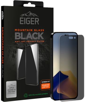 Eiger iPhone 14 Pro Max Privacy Glass Case Friendly Screen Protector Screen Protectors