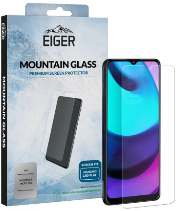 Eiger Motorola Moto E20 Tempered Glass Case Friendly Plat Screen Protectors