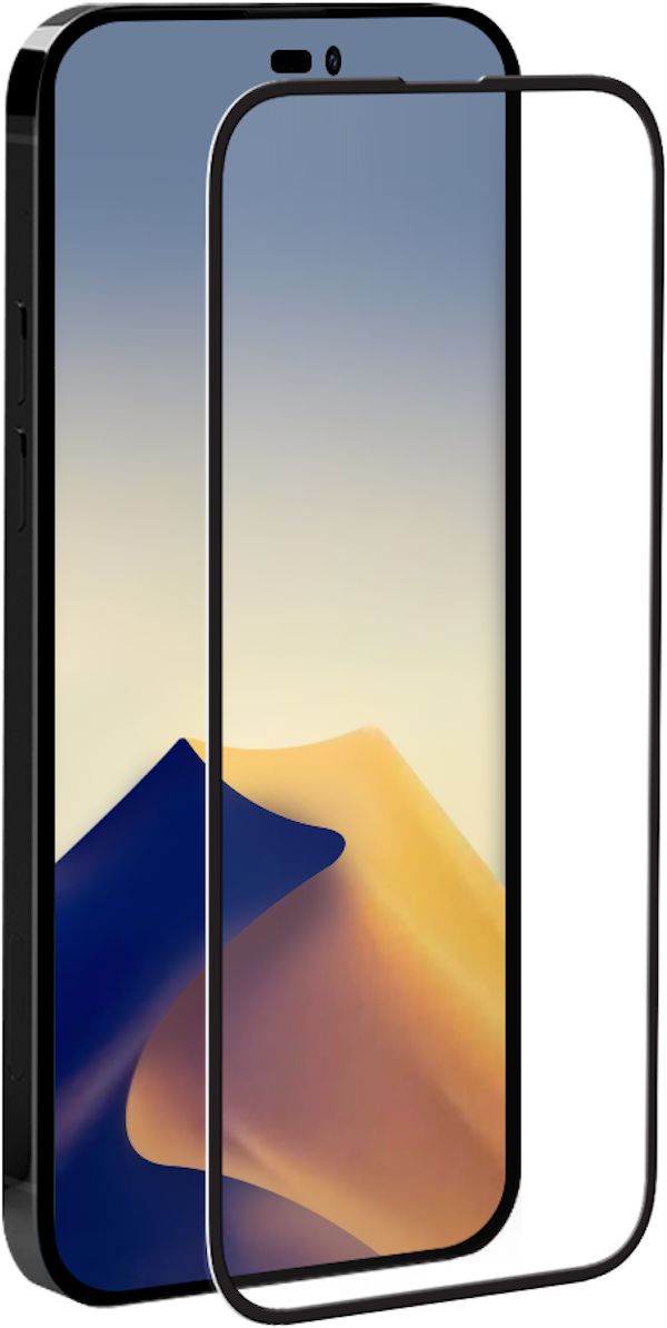 Eiger Apple iPhone 14 Pro Tempered Glass Case Friendly Gebogen afbeelding 2
