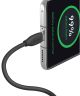 Baseus Liquid Silica 100W USB-C Snellaad Kabel 5A 2M Zwart