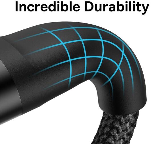 Baseus USB-C 3-in-1 Lightning/USB-C/Micro USB Kabel 100W 1.5M Zwart afbeelding 13