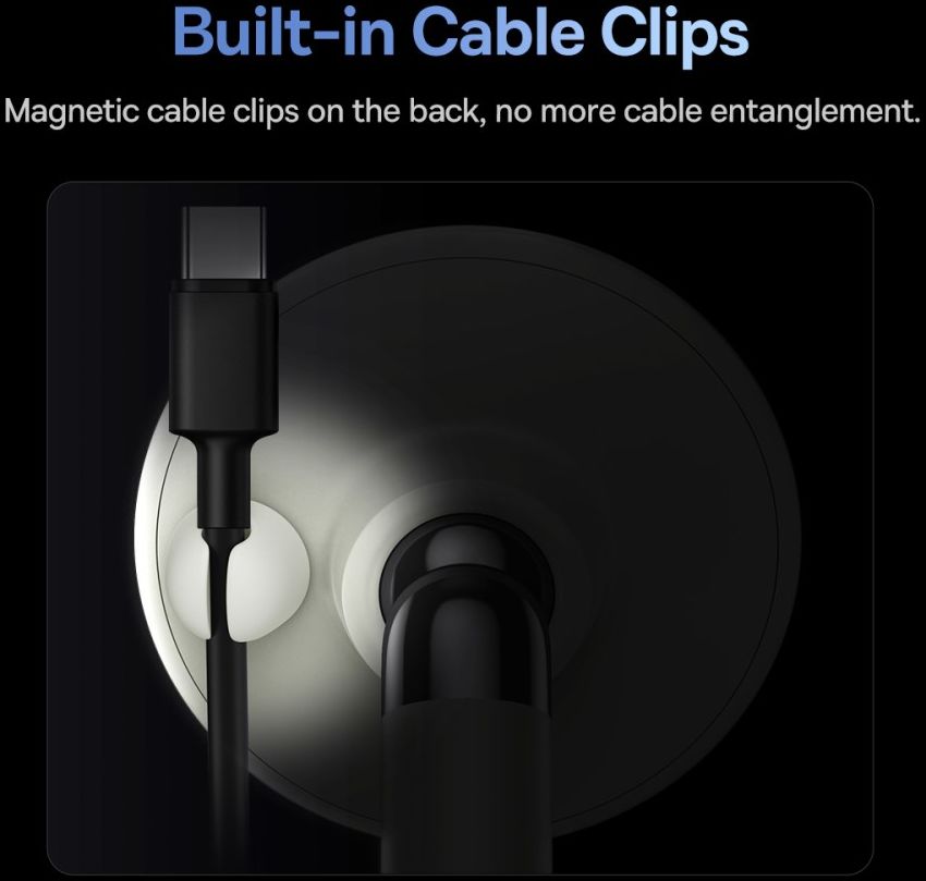 Baseus Universele Compacte Magnetische Dashboard Telefoonhouder Wit afbeelding 8