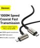 Baseus 100W USB-C Snellaad Kabel 5A 4K@60Hz Videokabel 1.5M Zwart