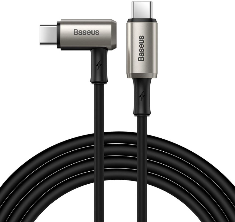 Baseus 100W USB-C Snellaad Kabel 5A 4K@60Hz Videokabel 1.5M Zwart afbeelding 1
