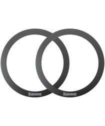 Baseus Halo Metalen Ring voor Magnetische Houders (Two Pack) Zwart