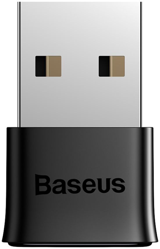 Baseus BA04 Mini Bluetooth 5.0 Receiver USB-A Adapter Dongle Zwart afbeelding 2