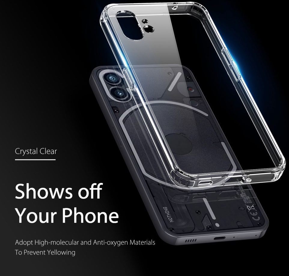 Dux Ducis Clin Series Nothing Phone (1) Hoesje Back Cover Transparant afbeelding 4