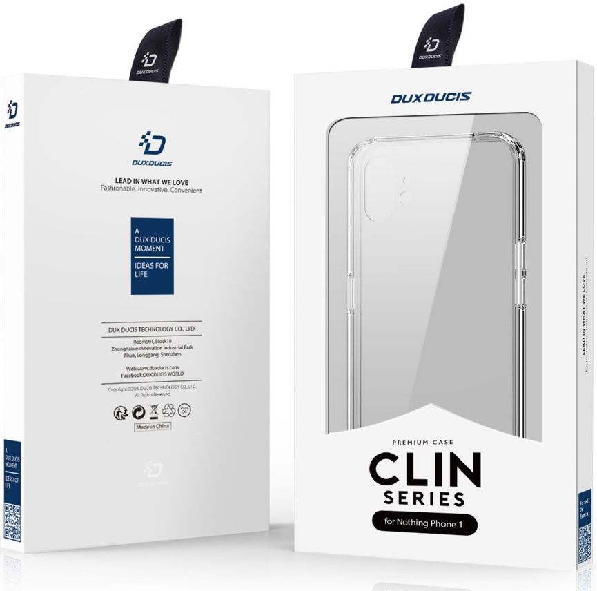 Dux Ducis Clin Series Nothing Phone (1) Hoesje Back Cover Transparant afbeelding 9