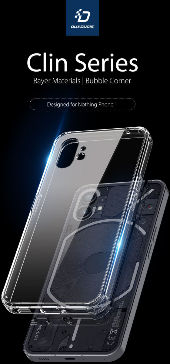 Dux Ducis Clin Series Nothing Phone (1) Hoesje Back Cover Transparant afbeelding 8