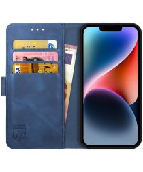 Rosso Element Apple iPhone 14 Hoesje Book Cover Wallet Blauw