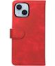 Rosso Element Apple iPhone 14 Hoesje Book Cover Wallet Rood