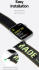Dux Ducis - Apple Watch Band - 1-10/SE/Ultra - 49/46/45/44/42MM - Zwart/Rood afbeelding 4