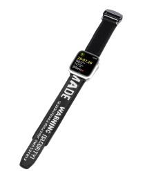 Dux Ducis - Apple Watch Bandje - 1-9/SE/Ultra 49MM/45MM/44MM/42MM - Zwart/Zilver