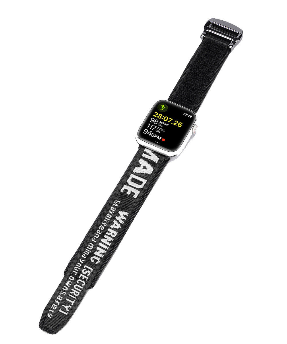 Dux Ducis - Apple Watch Band - 1-10/SE/Ultra - 49/46/45/44/42MM - Zwart/Zilver afbeelding 1