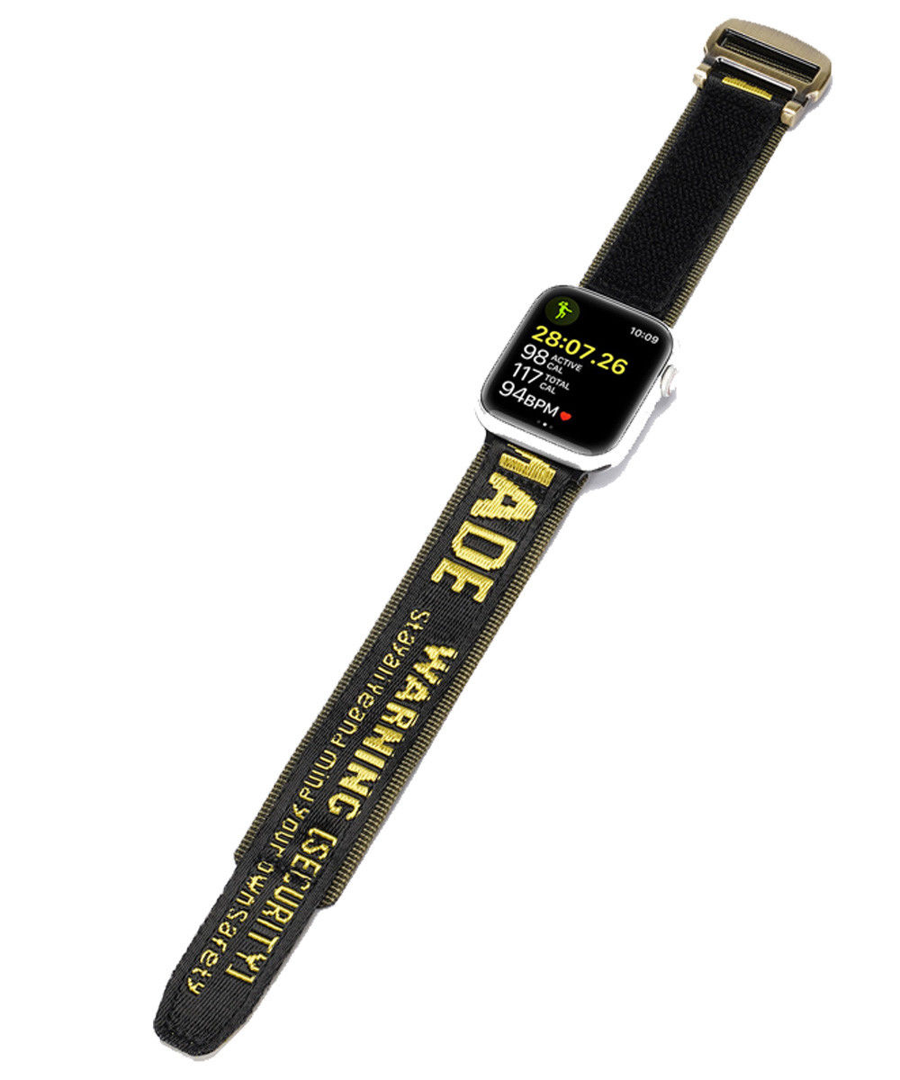 Dux Ducis - Apple Watch Band - 1-10/SE/Ultra - 49/46/45/44/42MM - Geel/Groen afbeelding 1