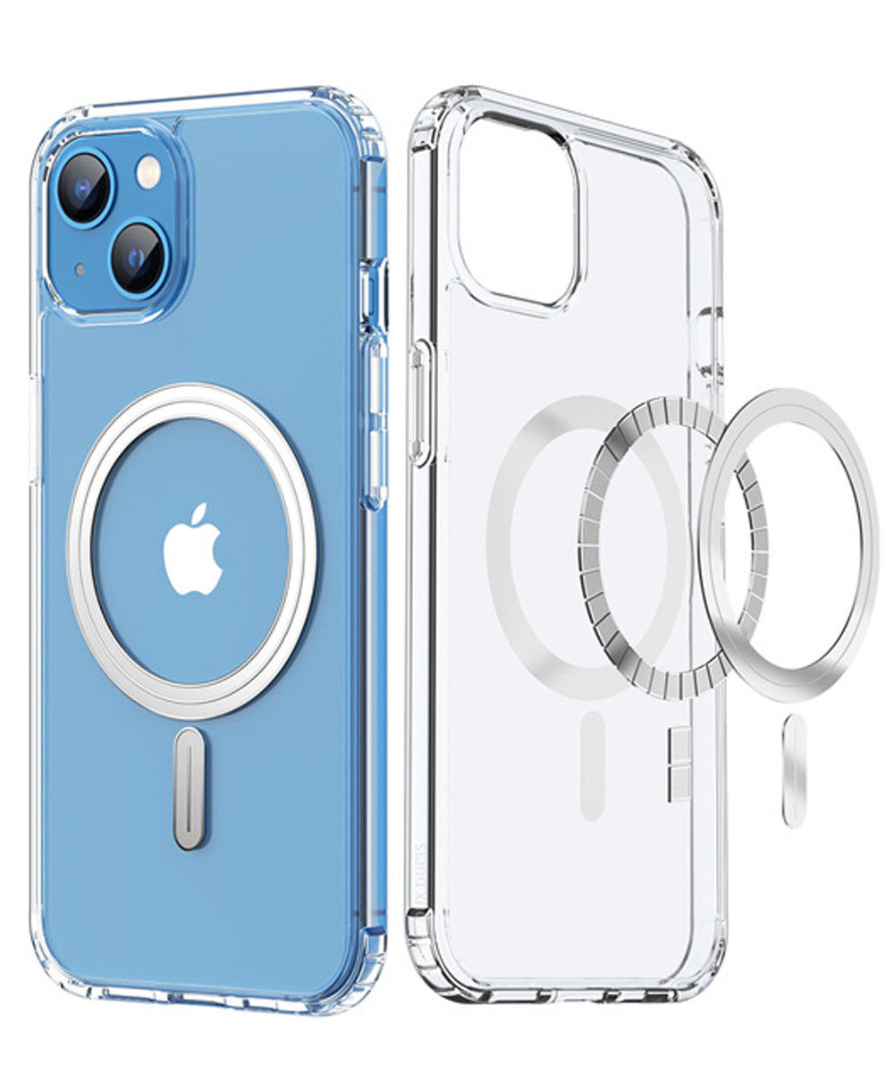Dux Ducis Clin Apple iPhone 14 Hoesje MagSafe Back Cover Transparant afbeelding 1