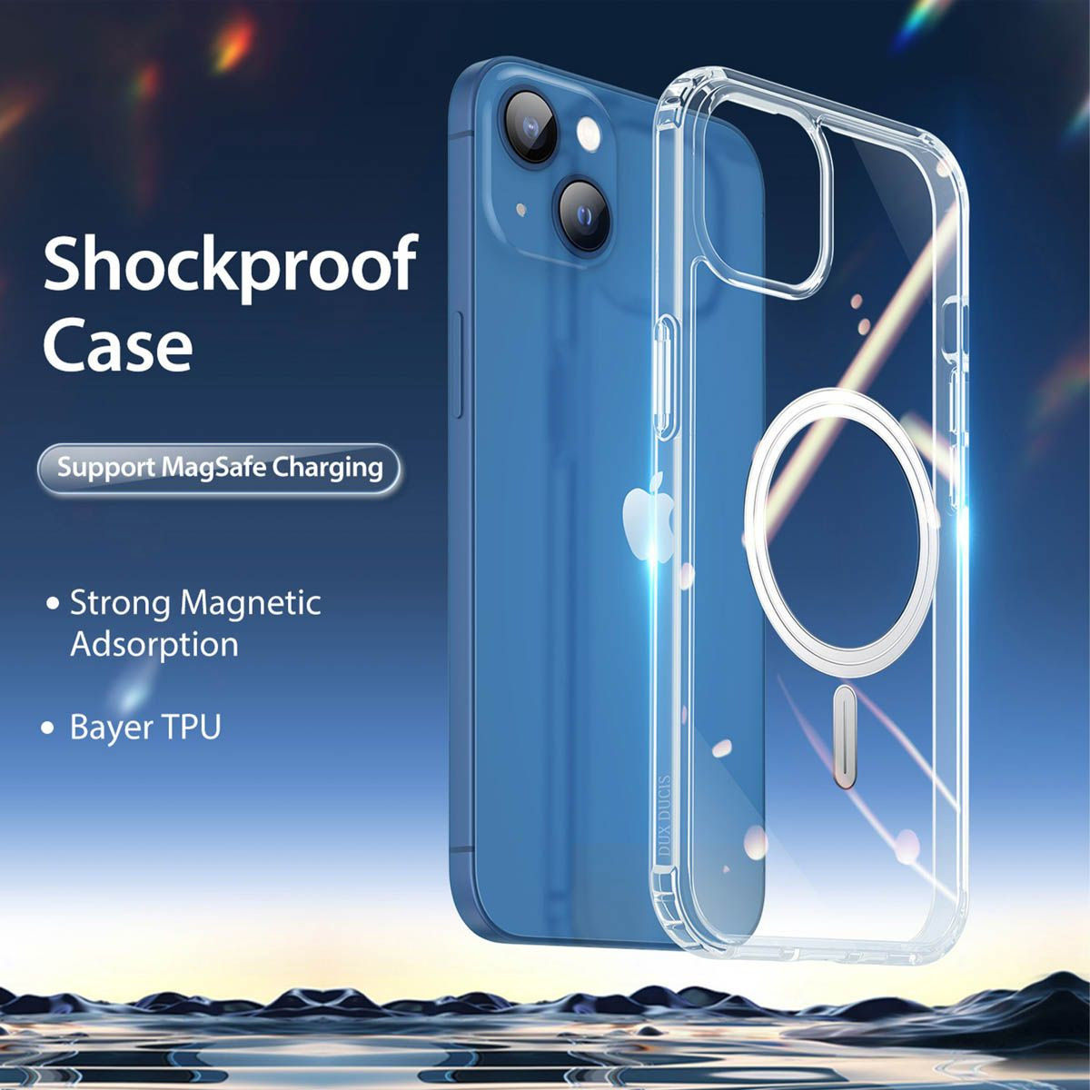 Dux Ducis Clin iPhone 14 Plus Hoesje MagSafe Back Cover Transparant afbeelding 6
