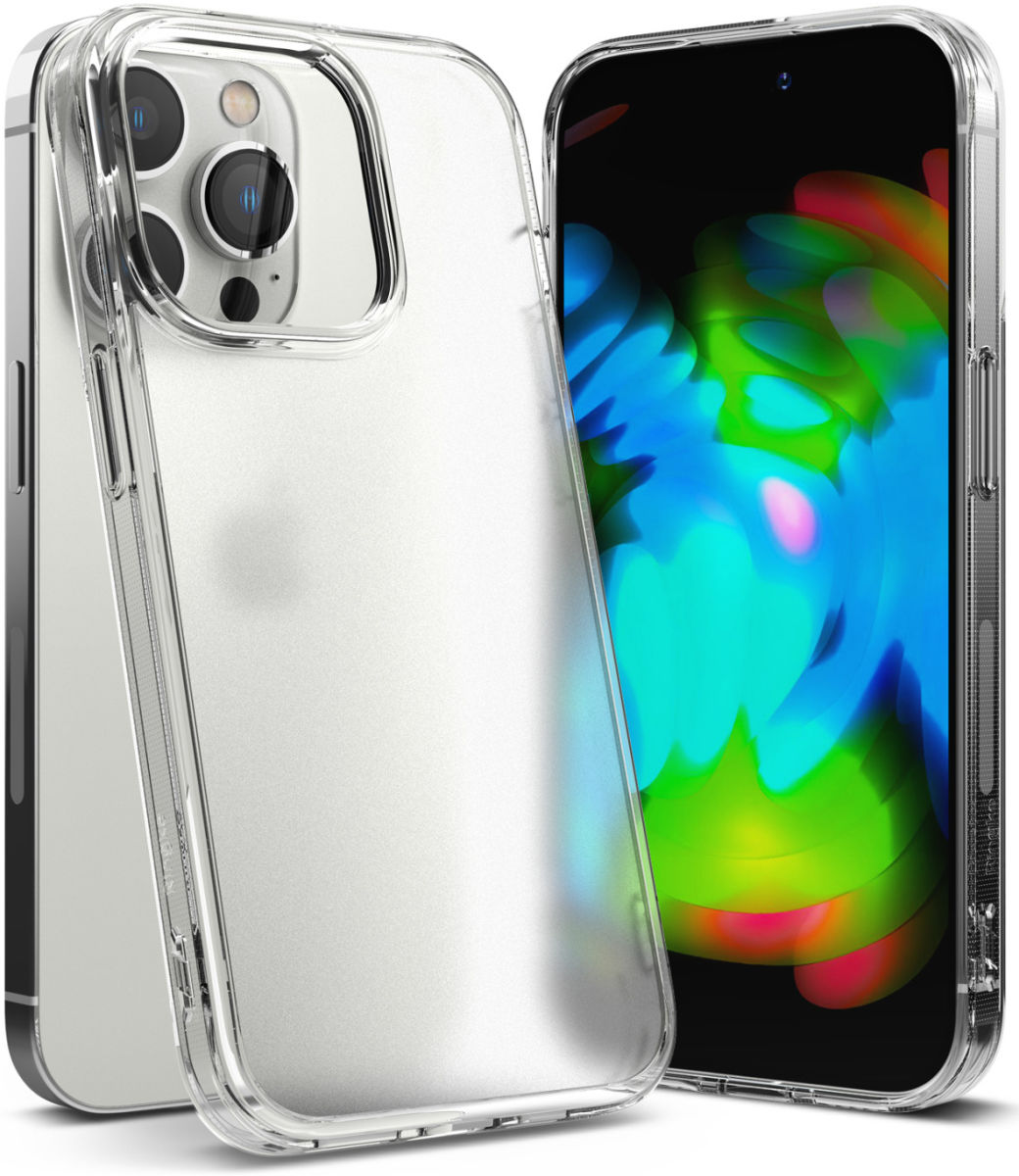 Ringke Fusion iPhone 14 Pro Max Hoesje Back Cover Matte Transparant afbeelding 1