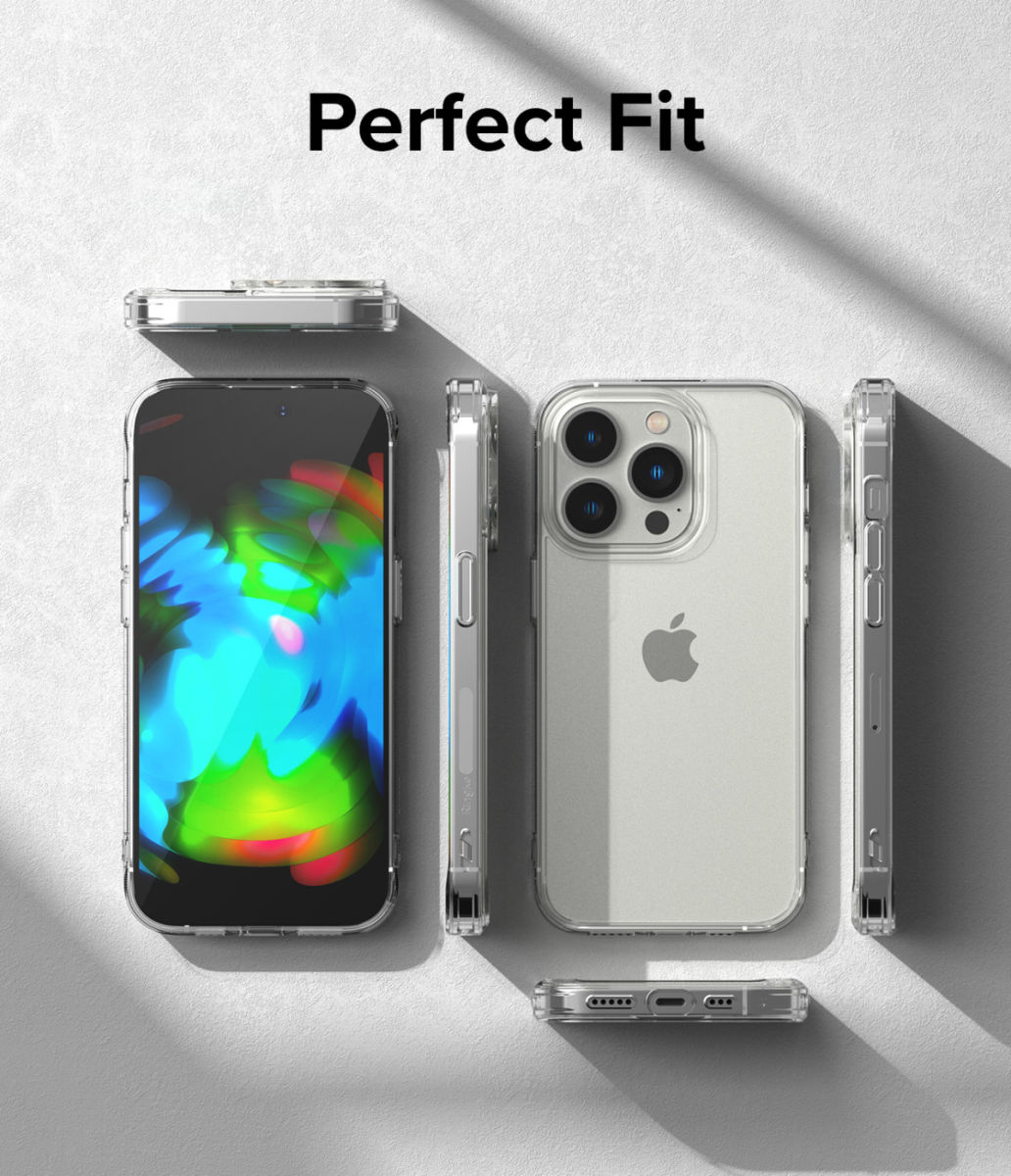 Ringke Fusion iPhone 14 Pro Max Hoesje Back Cover Matte Transparant afbeelding 8