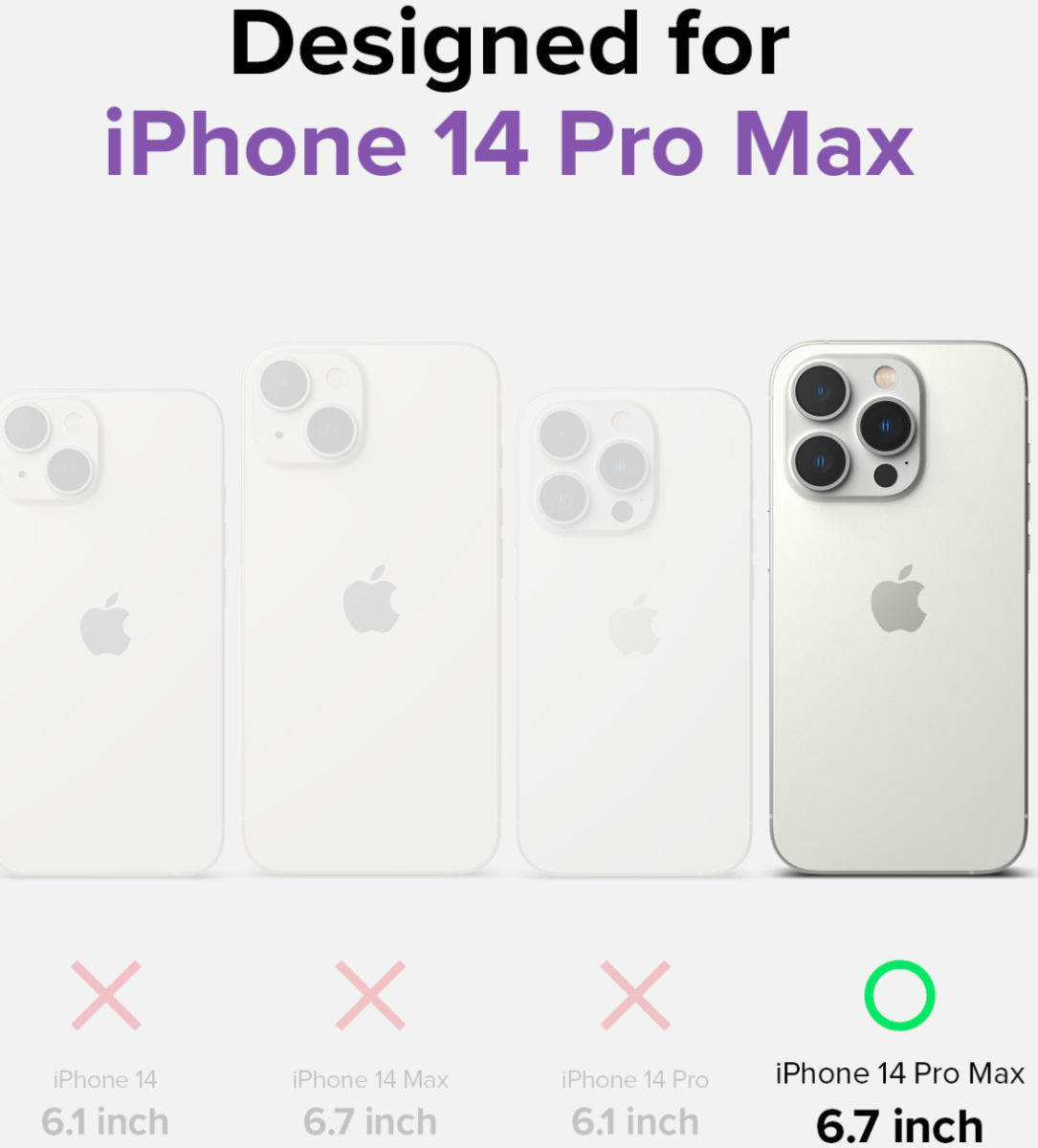 Ringke Fusion iPhone 14 Pro Max Hoesje Back Cover Matte Transparant afbeelding 10