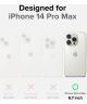 Ringke Onyx iPhone 14 Pro Max Hoesje Flexibel TPU Back Cover Zwart