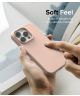 Ringke Silicone Apple iPhone 14 Pro Max Hoesje Back Cover Roze