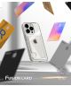 Ringke Fusion Card Apple iPhone 14 Pro Hoesje Kaarthouder Transparant