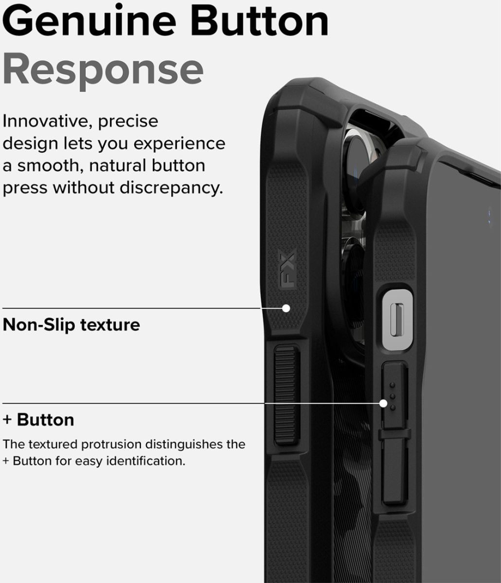 Ringke Fusion X iPhone 14 Pro Hoesje Back Cover Camo Zwart afbeelding 7