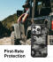 Ringke Fusion X iPhone 14 Pro Hoesje Back Cover Camo Zwart afbeelding 9