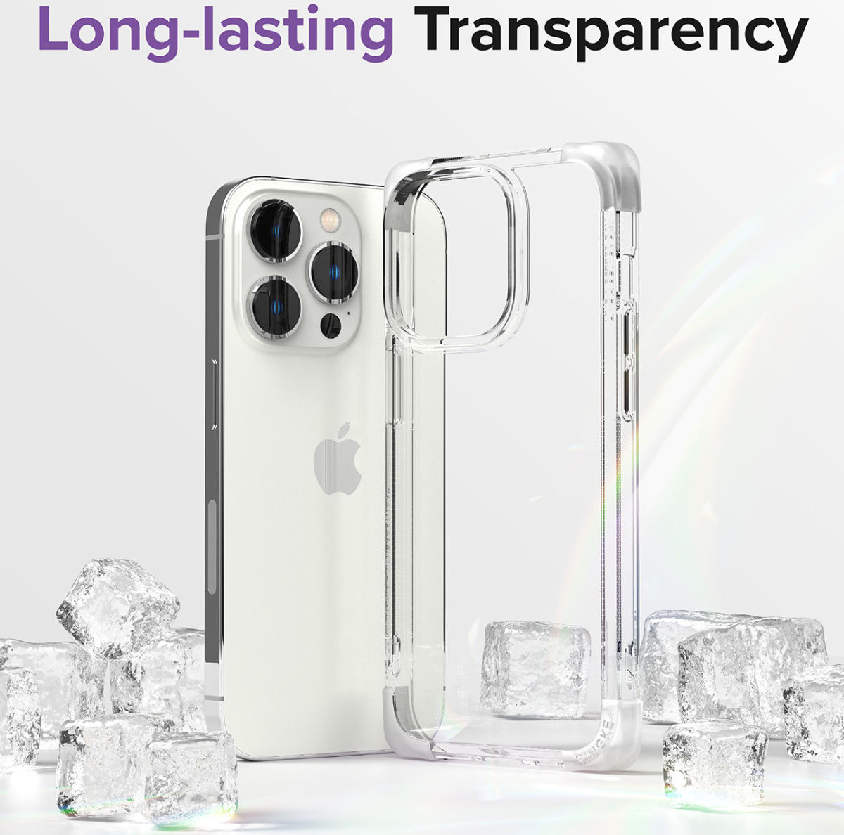 Ringke Fusion Bumper Apple iPhone 14 Pro Hoesje Transparant afbeelding 6
